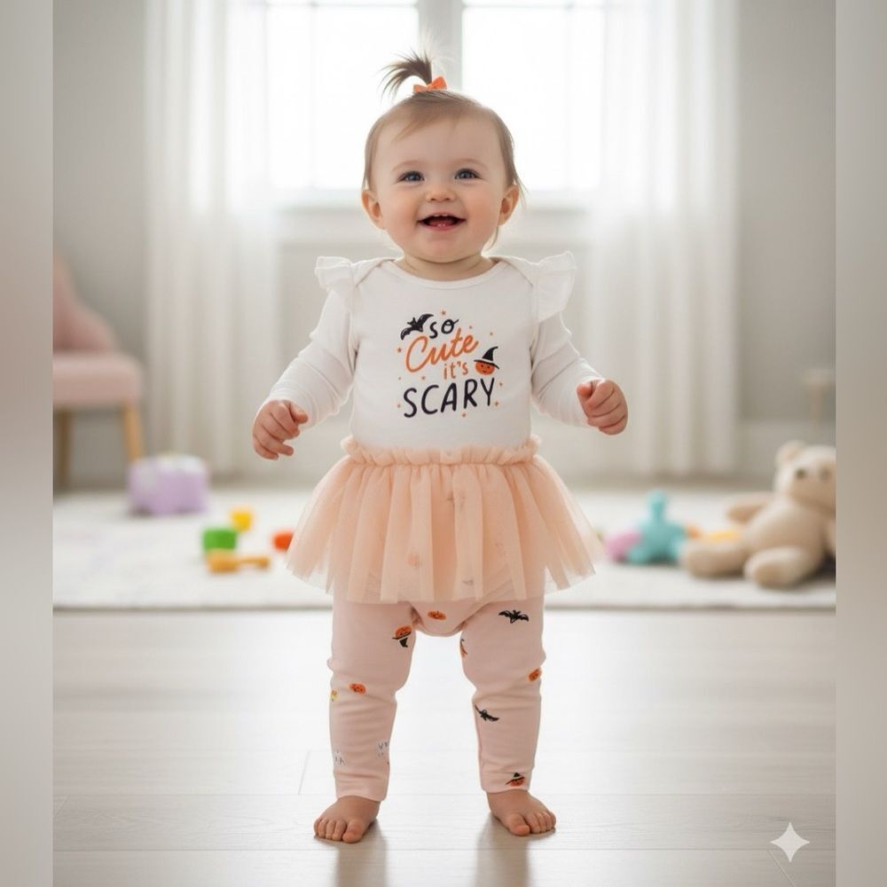 Halloween baby outfit 2pcs 3M